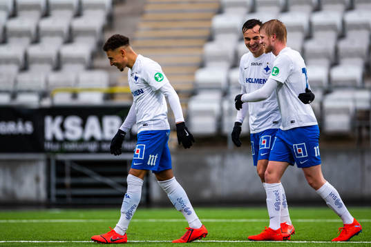 IFK Norrköpings Kalle Holmberg, Jordan Larsson och Henrik