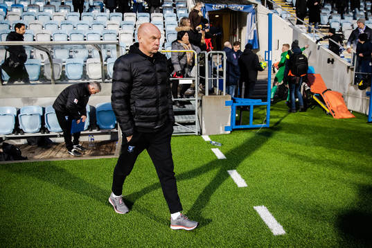 Malmö FFs tränare Uwe Rösler deppar