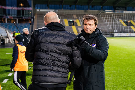 Malmö FFs tränare Uwe Rösler och IFK Norrköpings