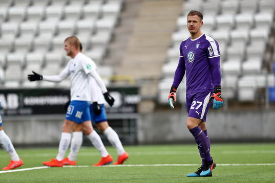 Malmö FFs Johan Dahlin deppar och IFK Norrköpings Kalle