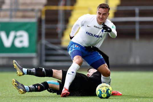 IFK Norrköpings Henrik Castegren och Malmö FFs Erdal Rakip