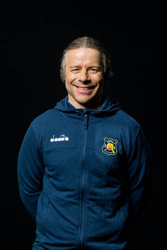 Geir Nordby, head coach of Røa, poses for a portrait