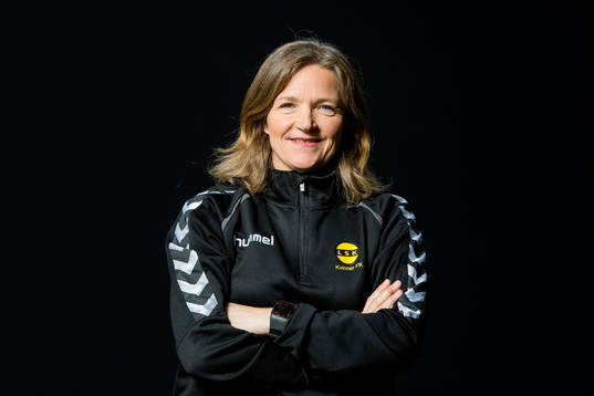 Hege Riise, head coach of LSK Kvinner, poses for a portrait