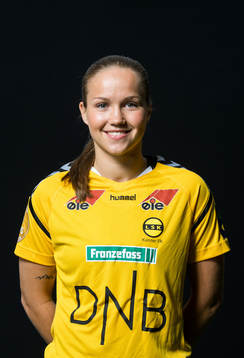 Guro Reiten of LSK Kvinner poses for a portrait