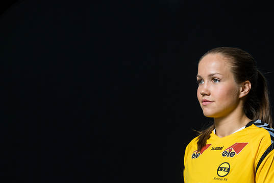 Guro Reiten of LSK Kvinner poses for a portrait