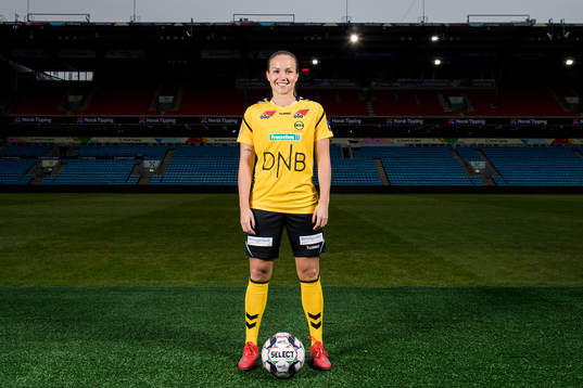 Guro Reiten of LSK Kvinner poses for a portrait
