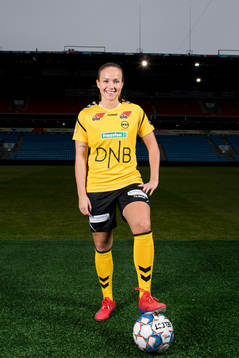 Guro Reiten of LSK Kvinner poses for a portrait