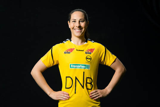 Ingrid Moe Wold of LSK Kvinner poses for a portrait