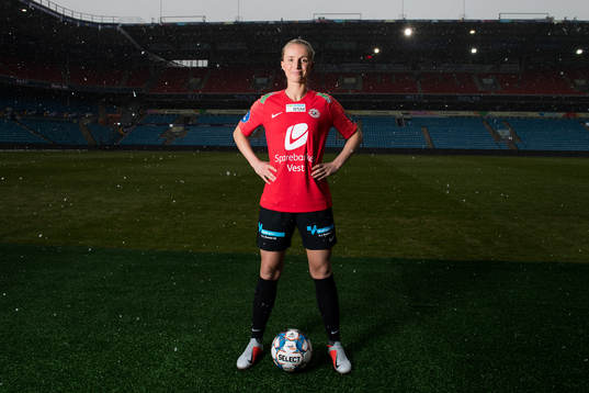 Helene Gloppen of Arna-Bjørnar poses for a portrait