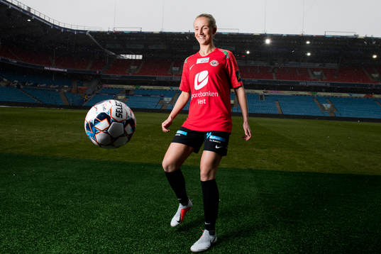 Helene Gloppen of Arna-Bjørnar poses for a portrait