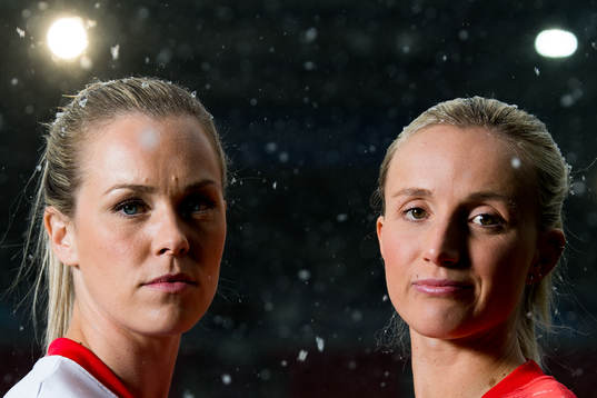 Stine Hovland of Sandviken and Helene Gloppen of