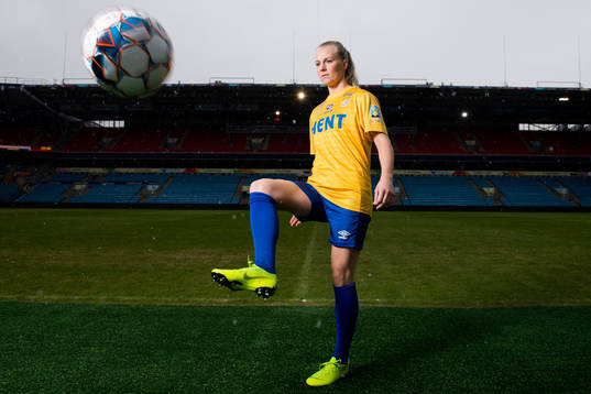 Mali Lilleås Næss of Trondheims-Ørn poses for a portrait