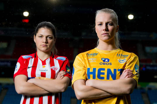 Dejana Stefanovic of Avaldsnes and Mali Lilleås Næss of