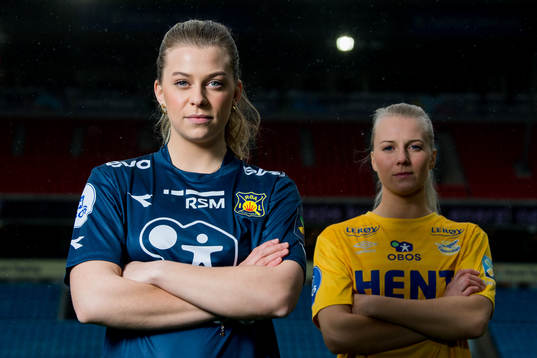 Ingrid Kvernvolden of Røa and Mali Lilleås Næss of