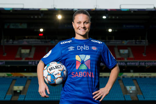 Sherida Spitse of Vålerenga poses for a portrait