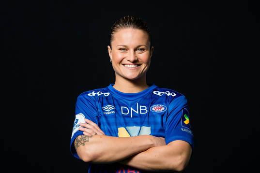 Sherida Spitse of Vålerenga poses for a portrait