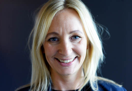 Hege Jørgensen poses for a portrait