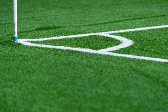 Detalj på fotbollsplan