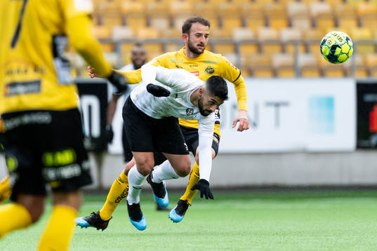 Örebros Rodin Deprem och Elfsborgs Robert Gojani