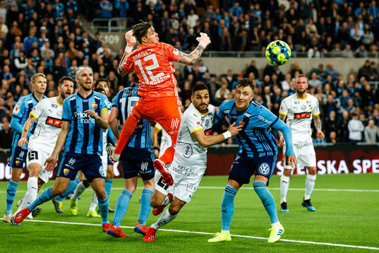 Djurgårdens målvakt Per Kristian Bråtveit och Fredrik