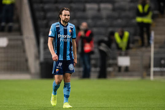 Djurgårdens Kevin Walker deppar