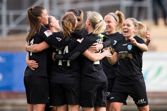 Göteborgs Natalia Kuikka  jublar