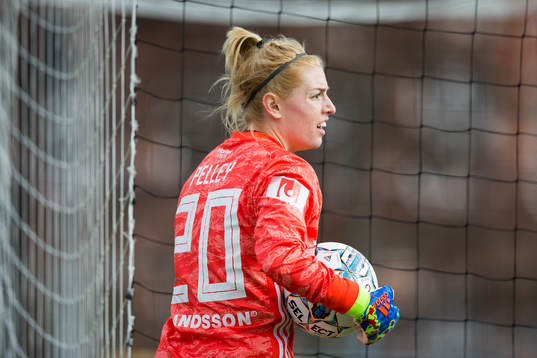 Djurgårdens målvakt Jennifer Pelley