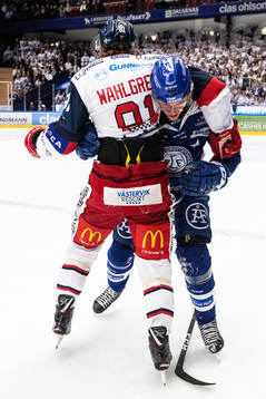Leksands Lucas Nordsäter och Västerviks Mikael Hedlund