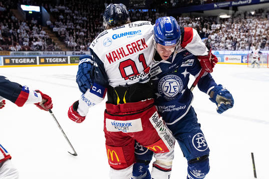 Leksands Lucas Nordsäter och Västerviks Mikael Hedlund