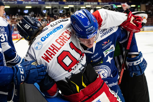 Leksands Lucas Nordsäter och Västerviks Mikael Hedlund