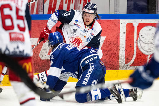 Västerviks Edwin Johansson och Leksands Marcus Karlberg