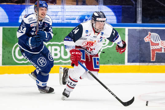 Leksands Lukas Enqvist och Västerviks Erik Gustafsson