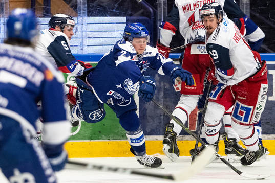 Leksands Anton Karlsson och Västerviks Jens Holmström