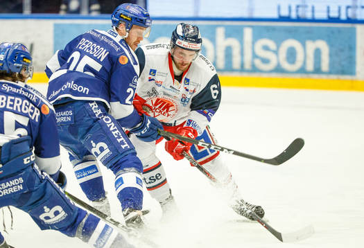 Leksands Linus Persson och Västerviks Emil Wahlberg