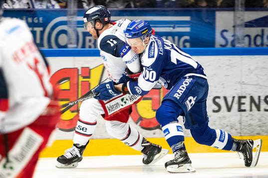 Leksands Martin Karlsson   och Västerviks Kellen Jones