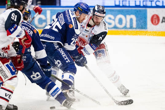 Leksands Linus Persson Västerviks Emil Wahlberg