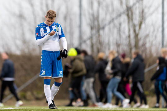 IFK Göteborgs Victor Wernersson deppar träningsmatchen i