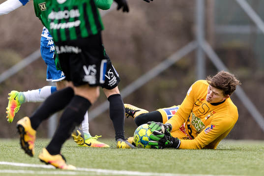 Varbergs målvakt August Strömberg