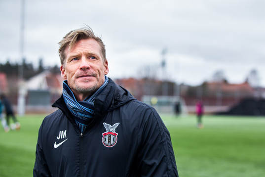 FC Stockholm Internatzionales tränare Johan Mjällby