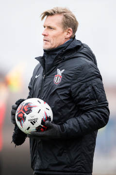 FC Stockholm Internatzionales tränare Johan Mjällby