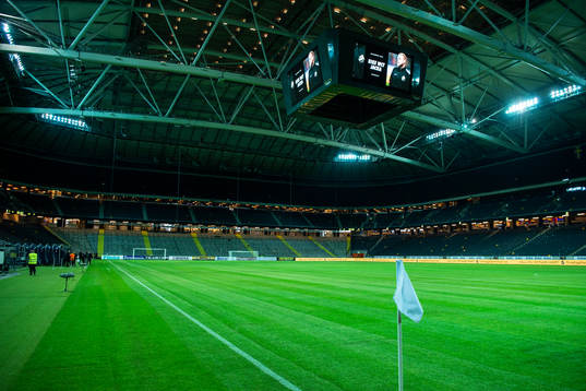 Interiör vy av Friends Arena