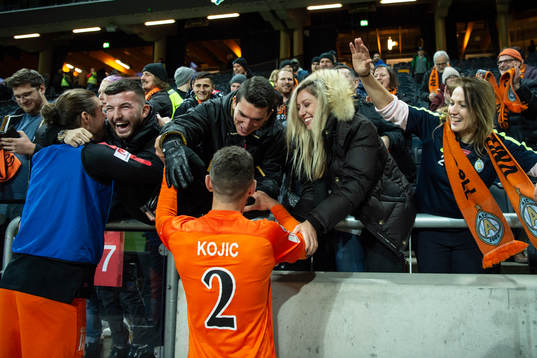 AFC Eskilstunas Adnan Kojic jublar