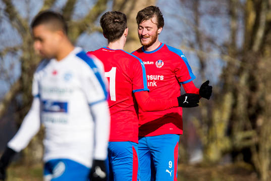 Helsingborgs Rasmus Jönsson jublar