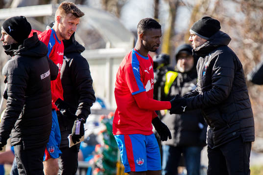 Helsingborgs Andri Bjarnason, Mohammed Abubakari och