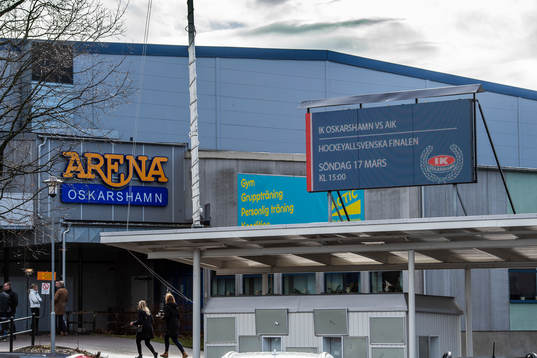 Skylt som förkunnar att det snart är dags för