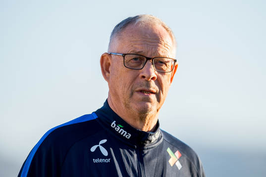 Lars Lagerbäck, head coach of Norway