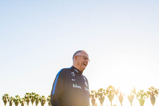 Lars Lagerbäck, head coach of Norway