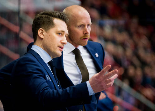 Växjös tränare Sam Hallam