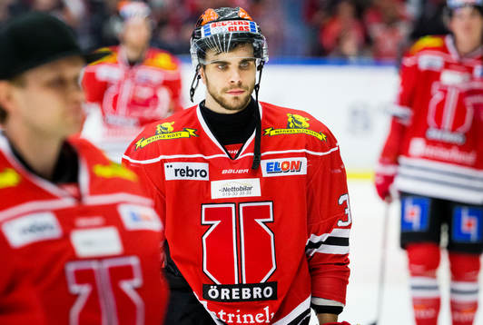 Örebros Jordan Boucher deppar