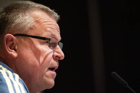 Head coach Janne Andersson of Sweden